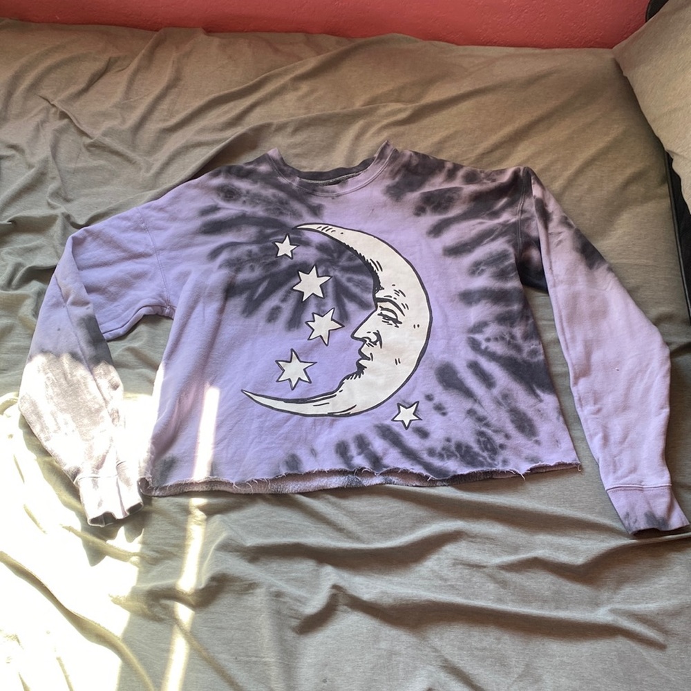 HotTopic Purple Crew Crop-top